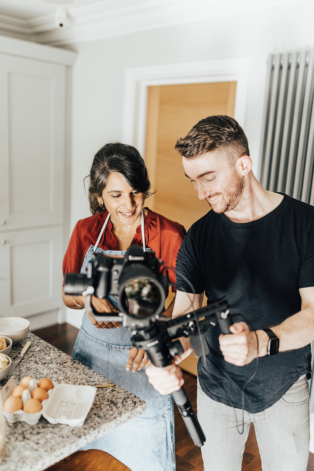  Behind the scenes filming branding video for Sugar Plum Bakes | Rebecca Carpenter
