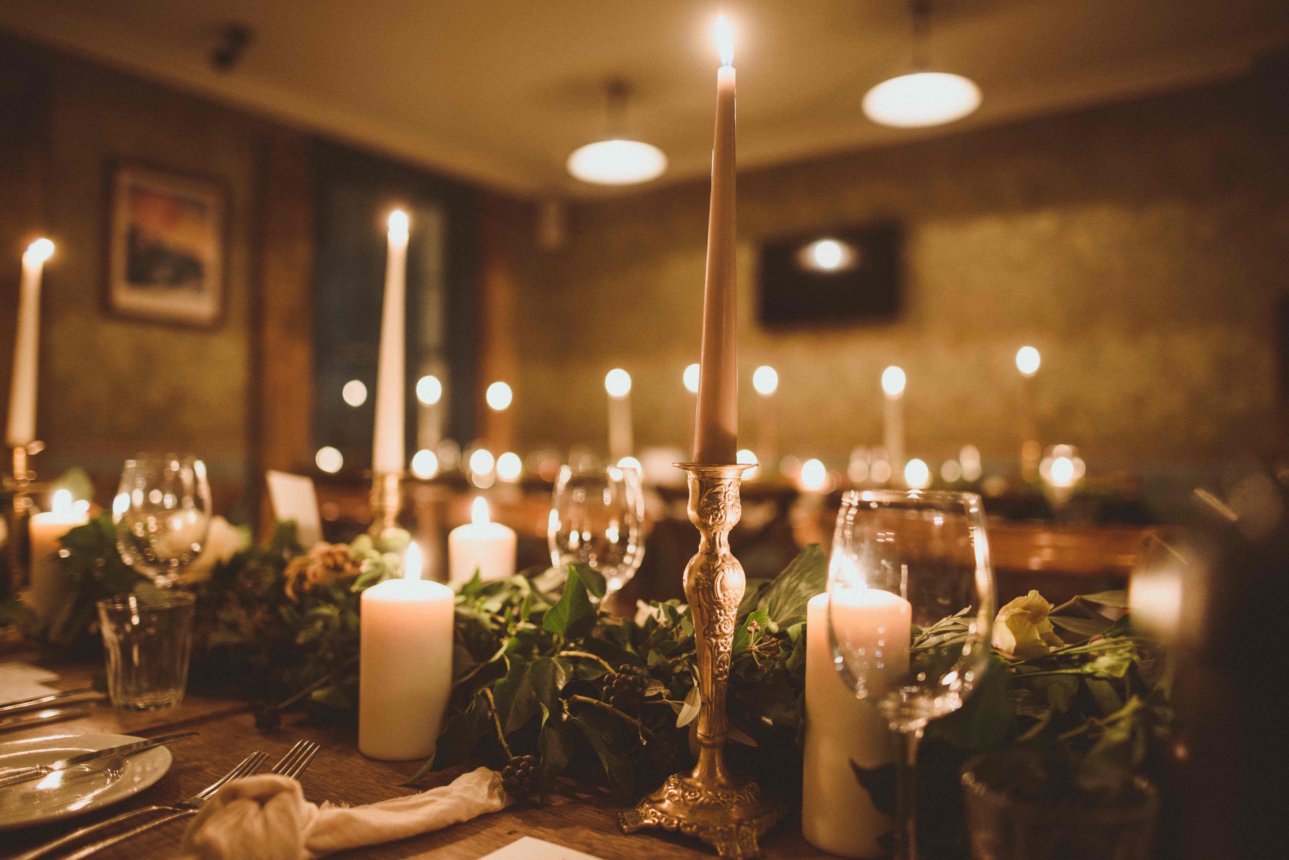 Warm, inviting, cosy touches to this winter wedding at The Orange Public House & Hotel, Belgravia, London