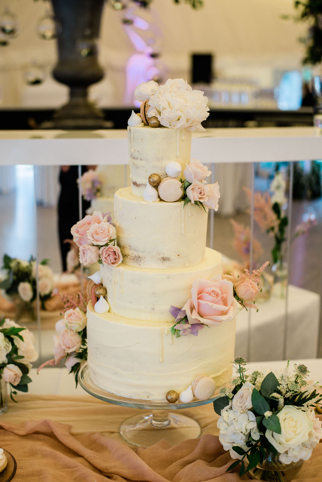 Buttercream cake at Chiswick House wedding, London | Sugar Plum Bakes